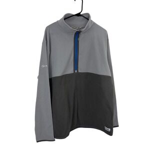 Cotopaxi Fleece Mens XL Grey Amando Half Zip Pullover Subaru Logo Outdoors LOGO